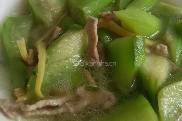 丝瓜炒肉丝的做法图解6