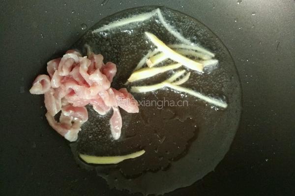 丝瓜炒肉丝的做法图解4