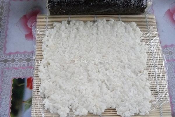 奶香里卷蔬菜寿司的做法图解7