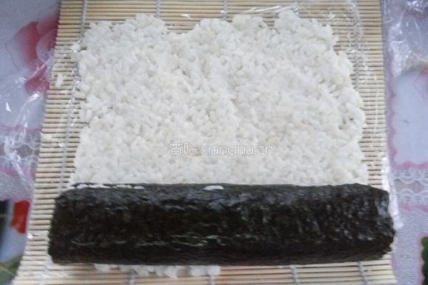 奶香里卷蔬菜寿司的做法图解8
