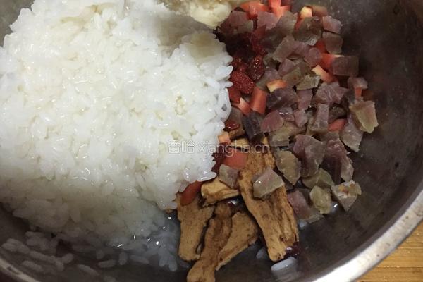 南瓜糯米饭的做法图解3