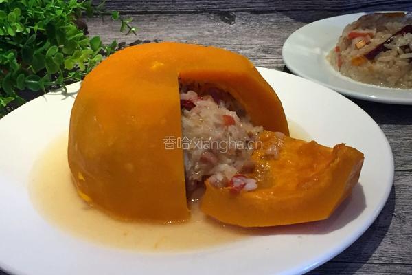 南瓜糯米饭的做法图解6