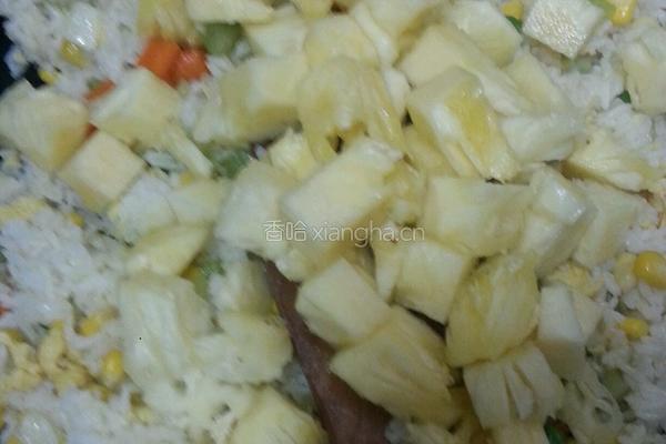 菠萝炒饭的做法图解15