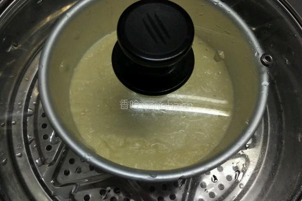 鲜玉米汁发糕的做法图解7