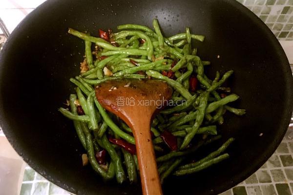 干煸长豆角的做法图解6