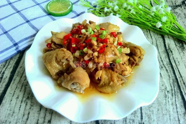蒜蓉剁椒蒸鸡腿的做法图解11