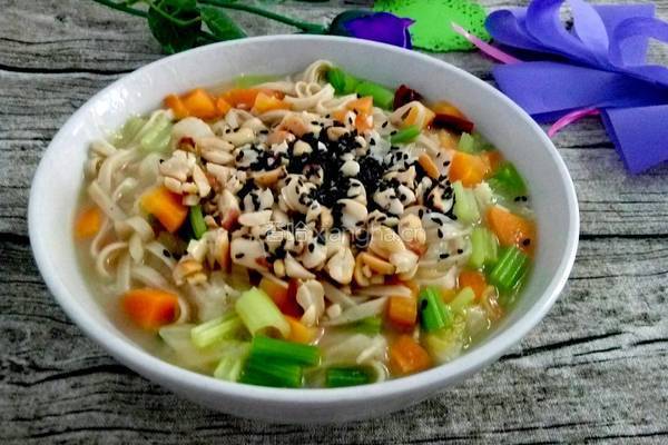 酸菜绿豆面的做法图解14