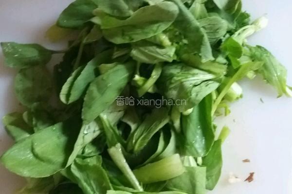 青菜香菇粥的做法图解1
