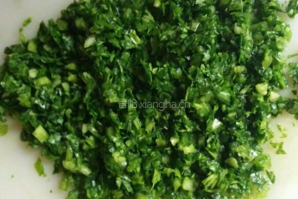 青菜香菇粥的做法图解2