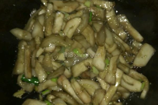酱焖茄条的做法图解6