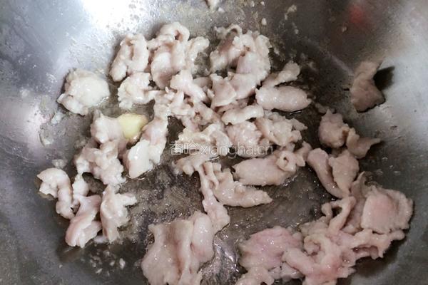 双花炒肉片的做法图解4
