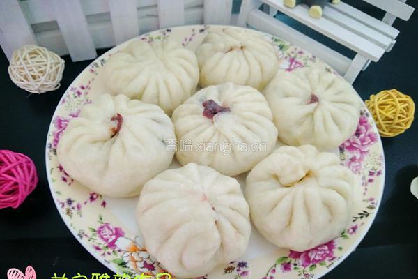 红豆沙包的做法图解12