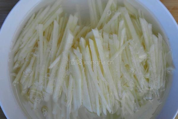 醋溜土豆丝的做法图解3