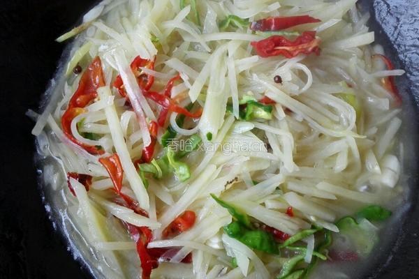 醋溜土豆丝的做法图解7