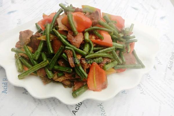 豇豆炒肉片的做法图解12