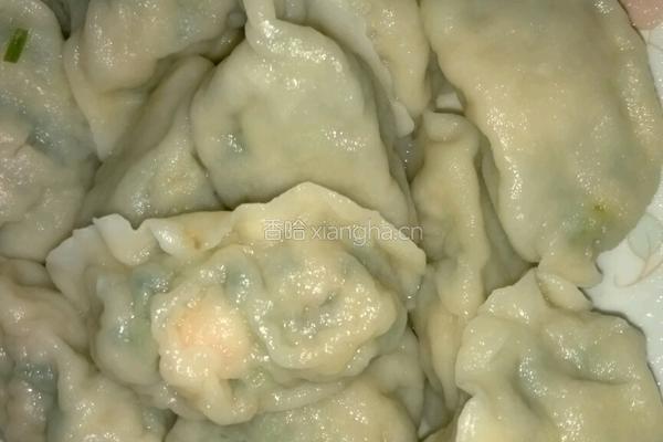 鲜虾猪肉韭菜饺子