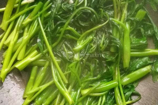 蒜蓉炒空心菜的做法图解4