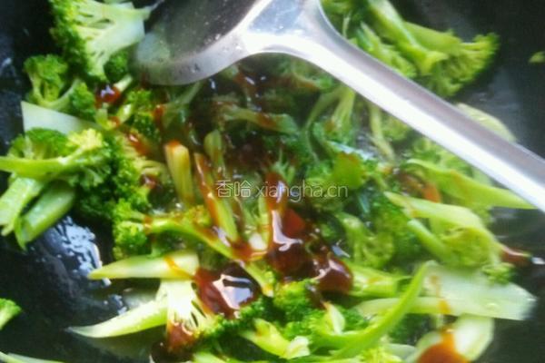 耗油西兰花的做法图解5