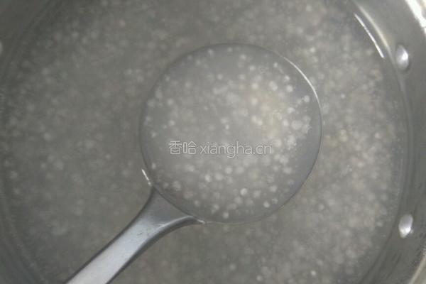 椰奶芋圆西米露的做法图解7