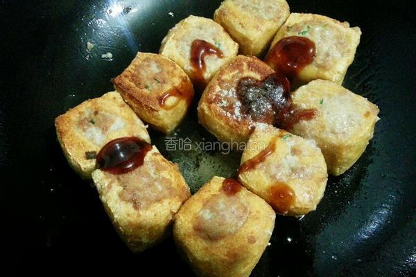 油豆腐塞肉的做法图解8