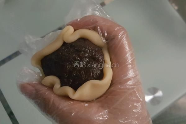 日式桃山皮月饼的做法图解6