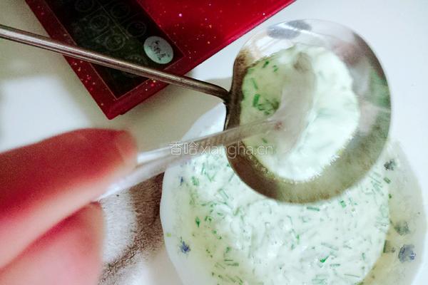 香脆韭菜饼的做法图解6