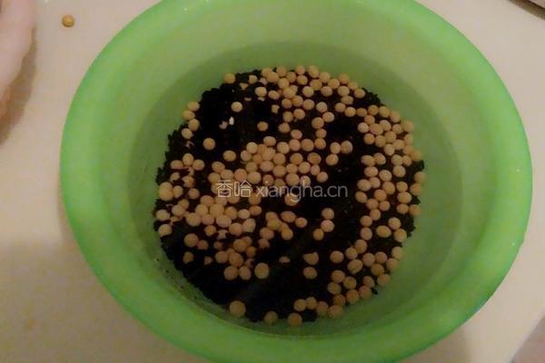 黑米黄豆糊（豆浆米糊系列之一）的做法图解3