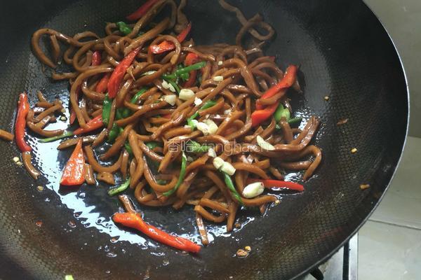 红椒豆腐丝的做法图解6