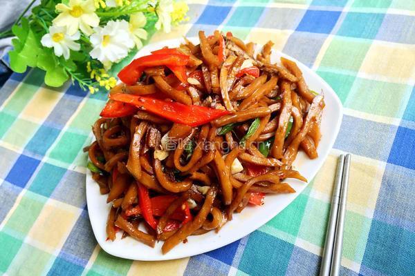 红椒豆腐丝的做法图解7