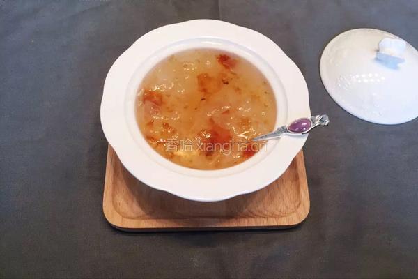 蔓越莓皂角米桃花泪羹的做法图解11