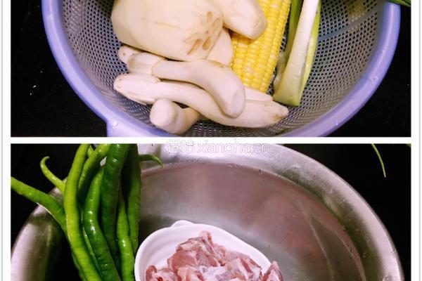 排骨杂粮菌汤的做法图解1