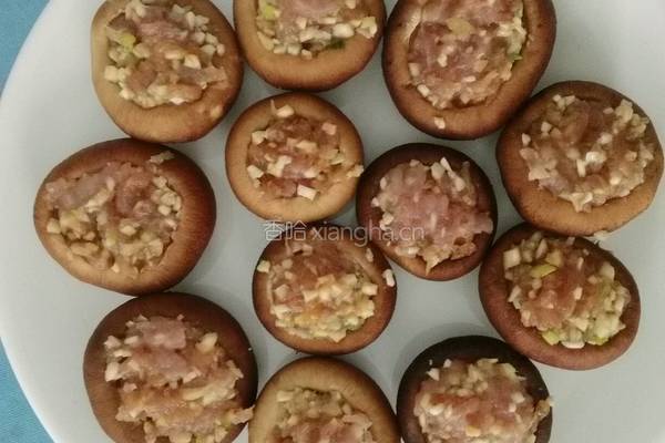 香菇酿肉的做法图解6