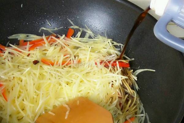醋溜土豆丝儿的做法图解6