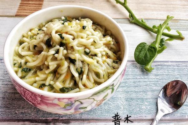 木耳菜南瓜焖烂面的做法图解10