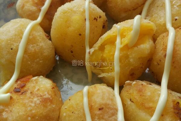 南瓜起司丸