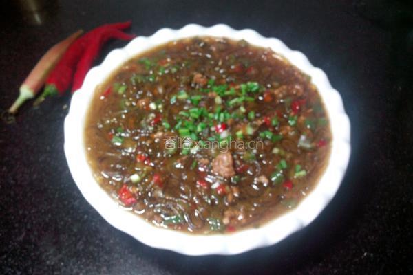 酸菜肉末粉丝的做法图解10