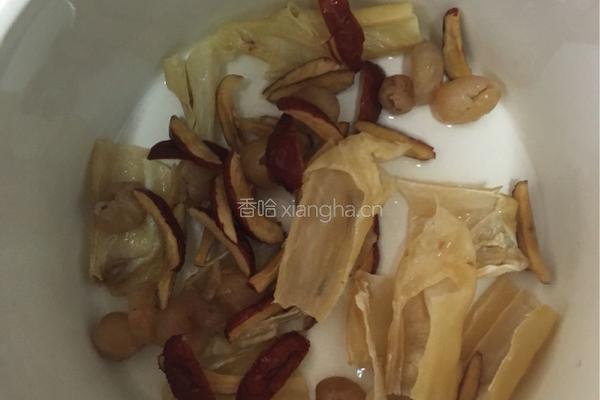 牛奶炖花胶的做法图解3
