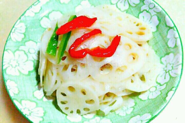 酸甜藕片的做法图解4