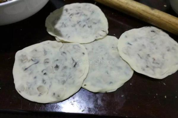 梅干菜肉饼简单做的做法图解2