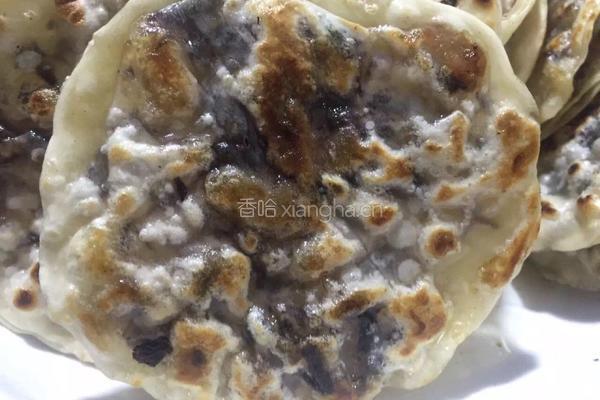 梅干菜肉饼简单做的做法图解3