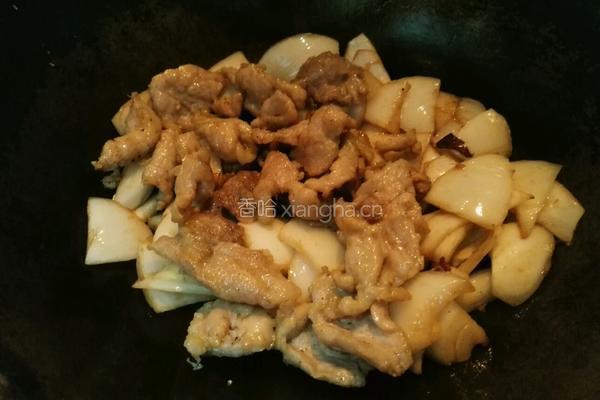 洋葱炒肉片的做法图解3