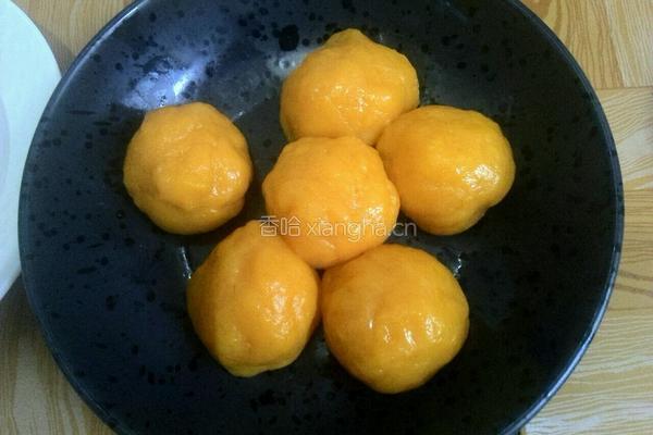 胡萝卜冰皮月饼的做法图解6