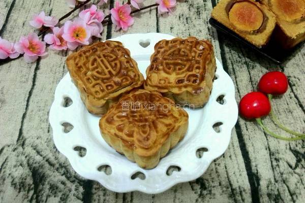 蛋黄广式月饼的做法图解17