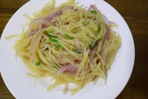 圆葱炒土豆丝的做法图解8