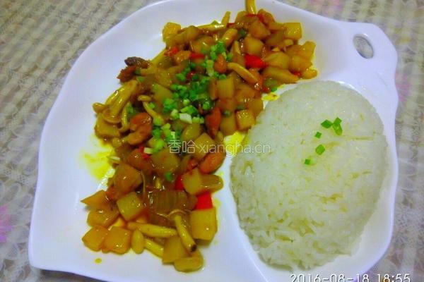 鸡肉咖喱饭的做法图解13