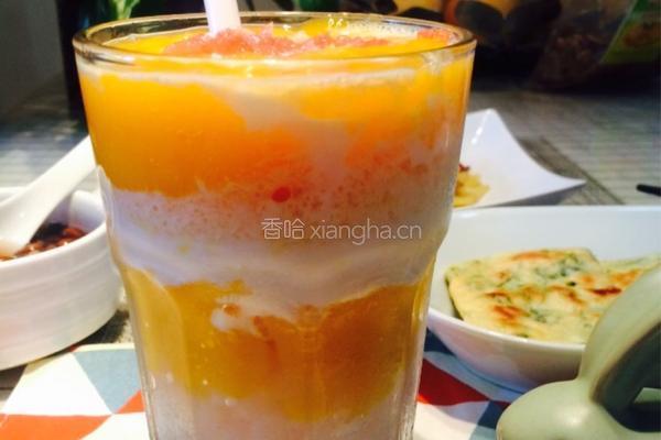 芒果牛奶西米露的做法图解5