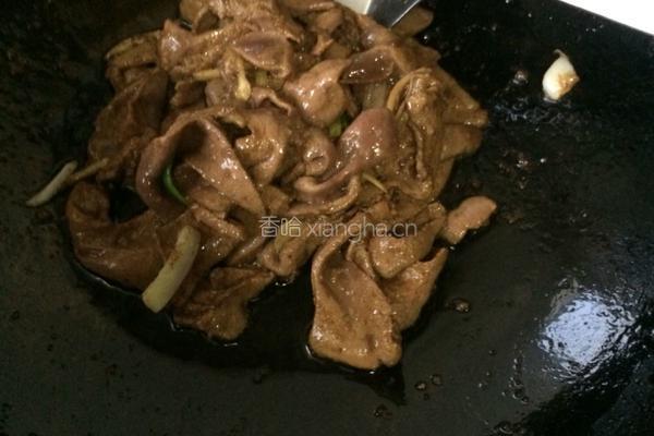 土豆炒猪肝的做法图解5