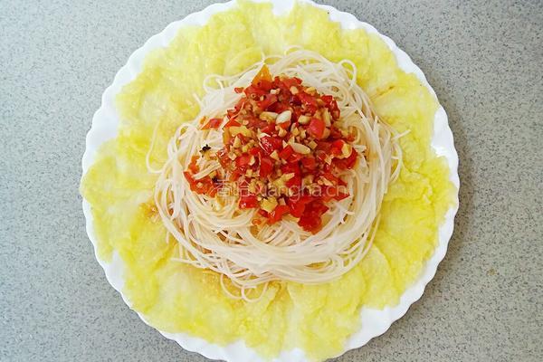 蒜蓉粉丝娃娃菜的做法图解11