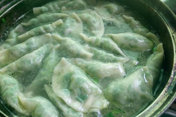 韭菜素饺子的做法图解9