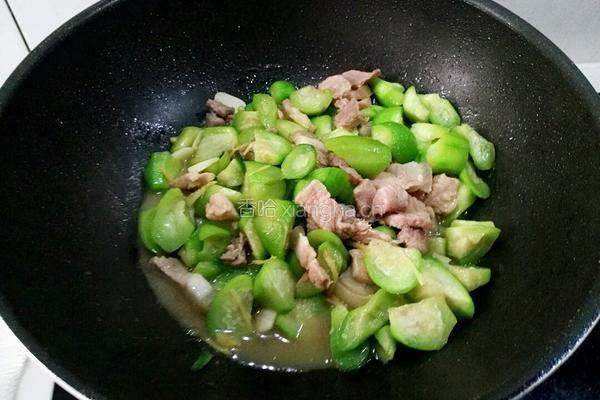 丝瓜炒肉的做法图解12